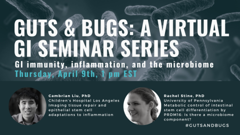 guts&bugs 4.9.2020 presented by Cambrian Liu and Rachel Stine